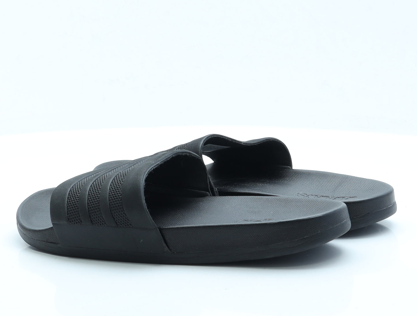 adidas Mens Black  Rubber Slip On Casual 7