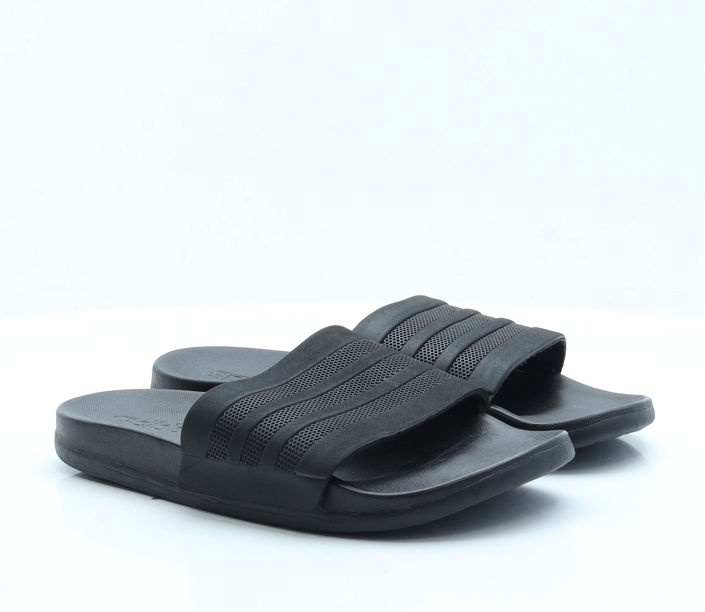 adidas Mens Black  Rubber Slip On Casual 7