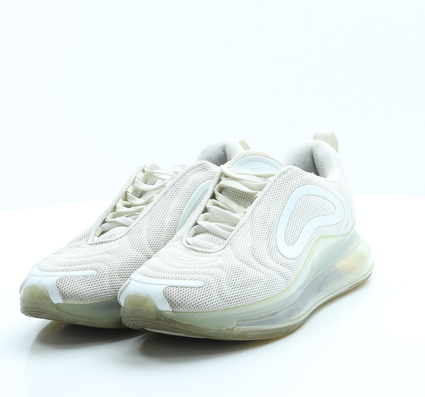 Nike Womens Beige  Polyester Trainer Casual UK 5