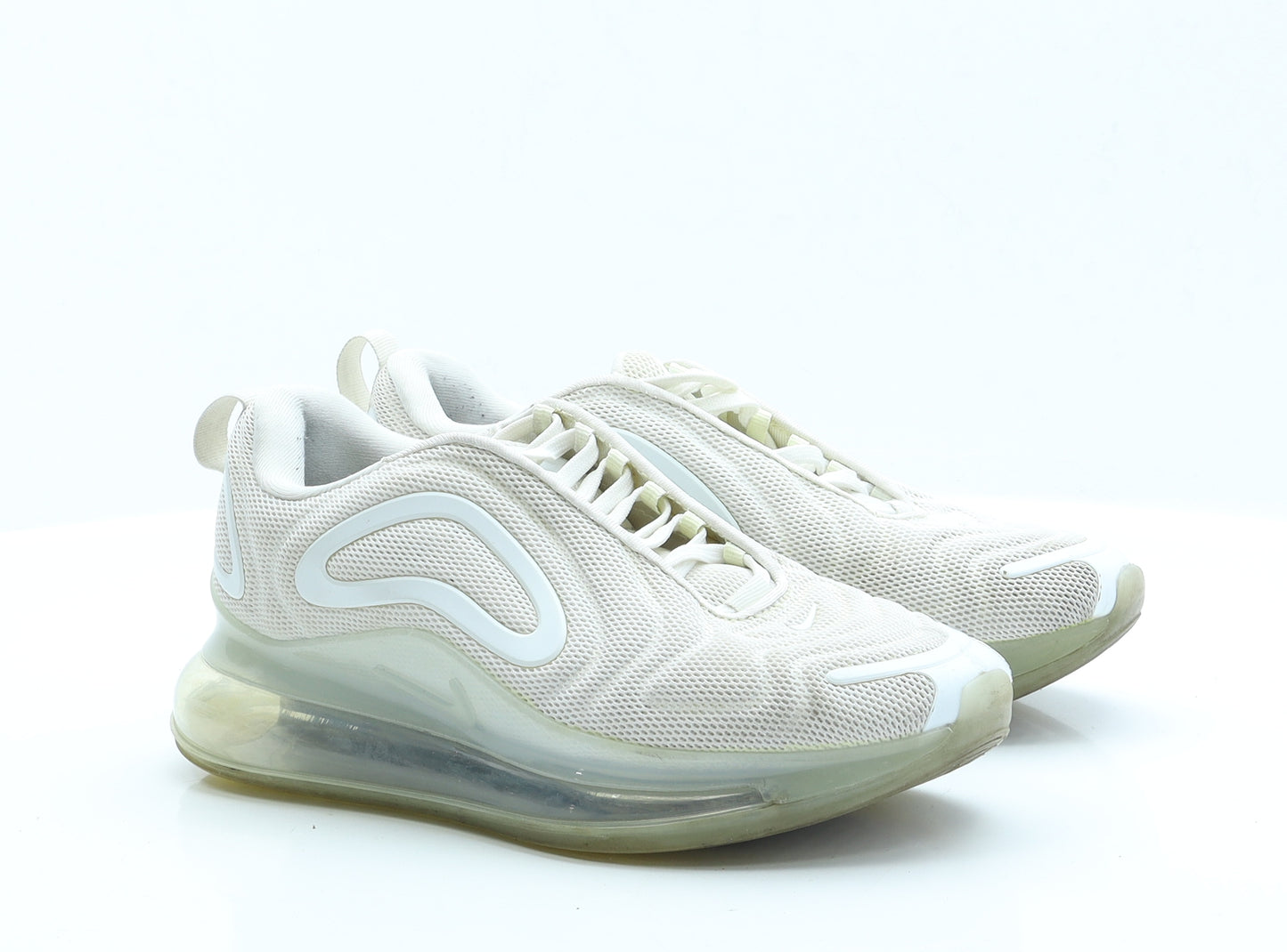 Nike Womens Beige  Polyester Trainer Casual UK 5