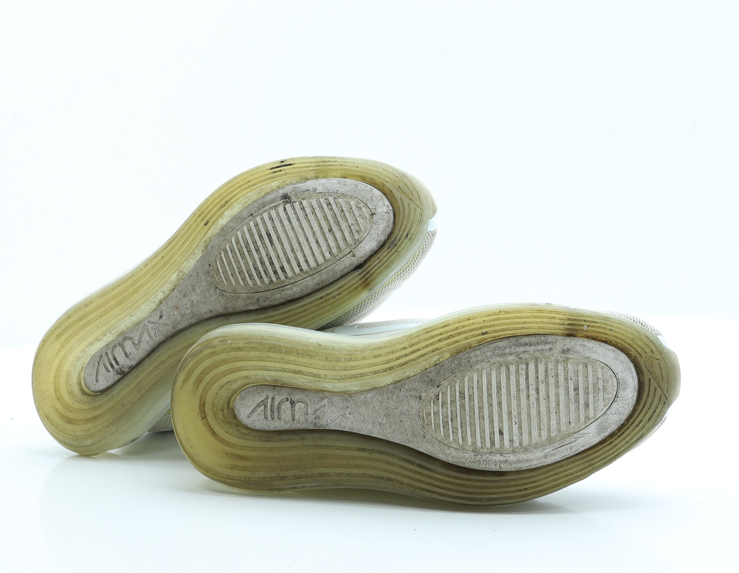Nike Womens Beige  Polyester Trainer Casual UK 5