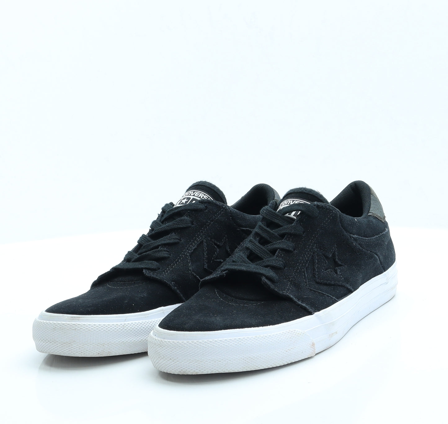 Converse Mens Black  Faux Suede Trainer Casual UK 9 9 EUR 43 US 9.5
