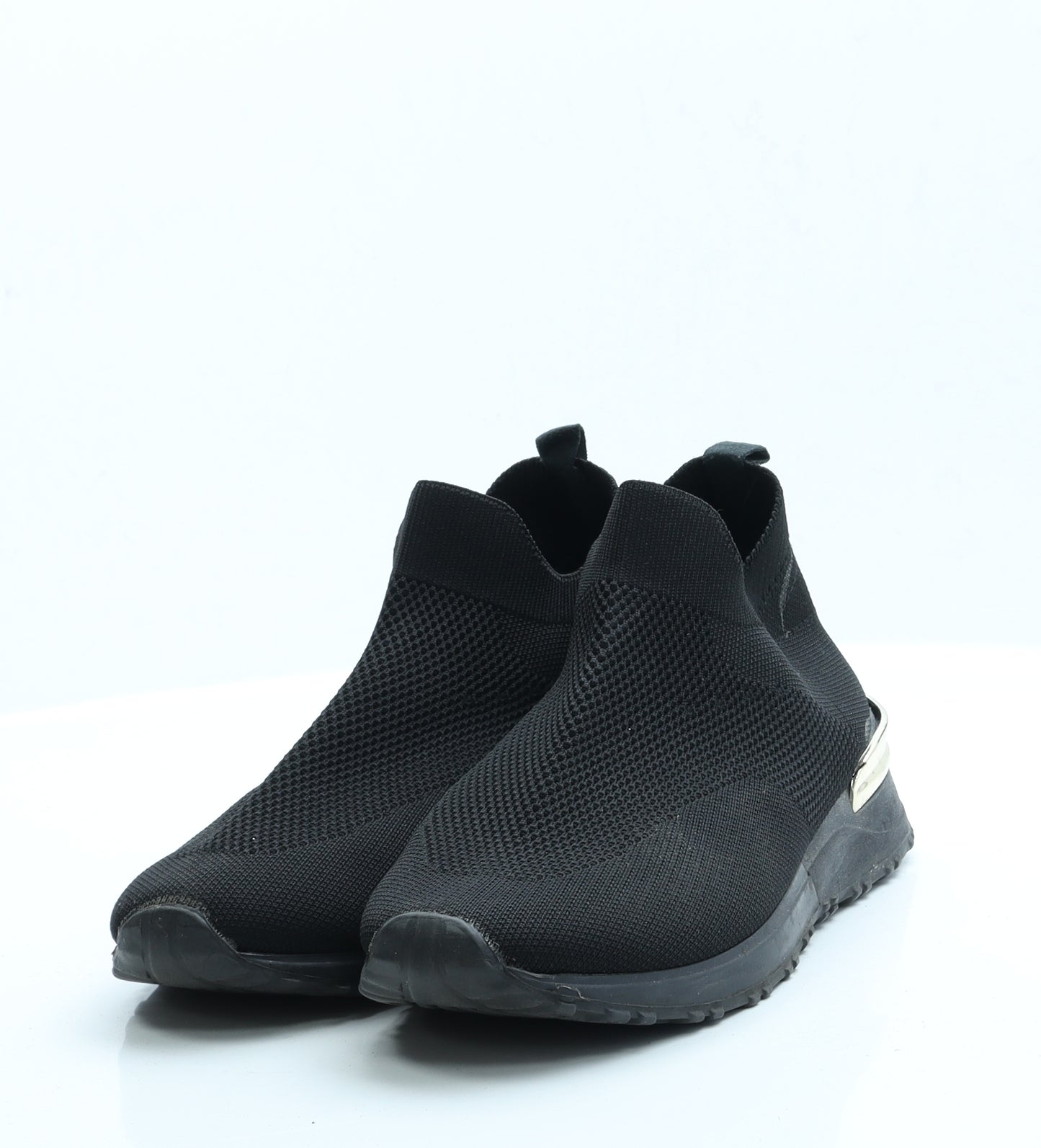 Preworn Womens Black  Polyamide Trainer Flat UK 6 39