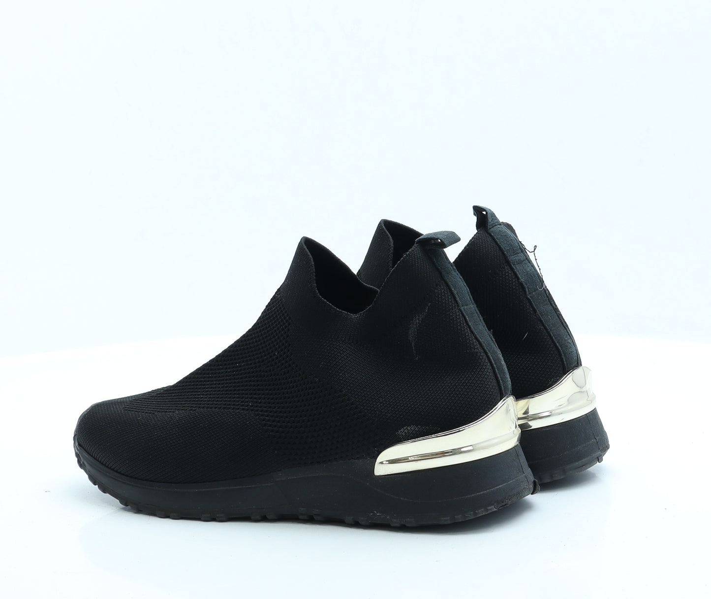 Preworn Womens Black  Polyamide Trainer Flat UK 6 39