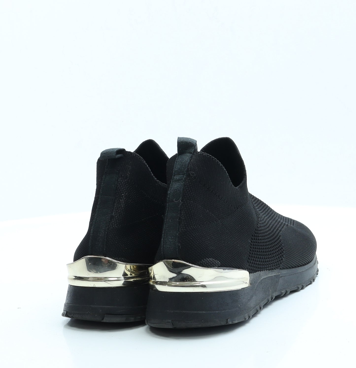 Preworn Womens Black  Polyamide Trainer Flat UK 6 39