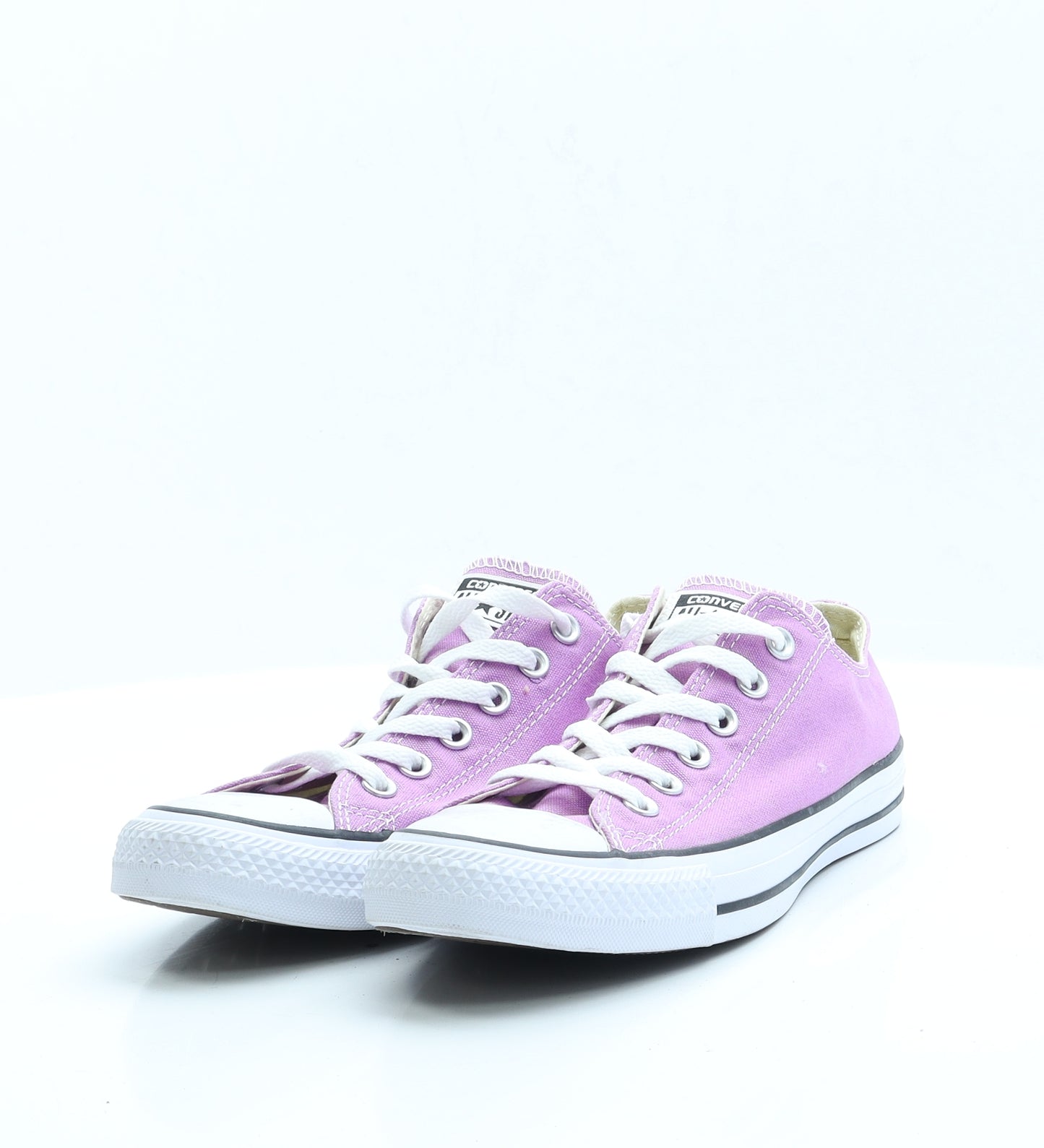 Converse Womens Purple  Fabric Trainer Casual UK 6