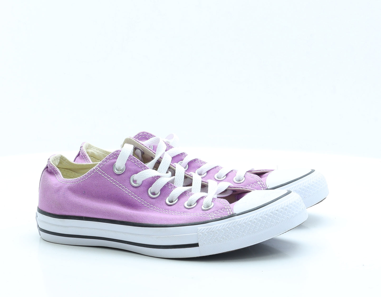 Converse Womens Purple  Fabric Trainer Casual UK 6