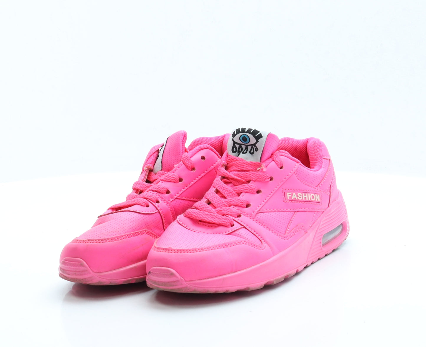 Preworn Girls Pink  Polyester Trainer Slipper UK 2.5 2.5