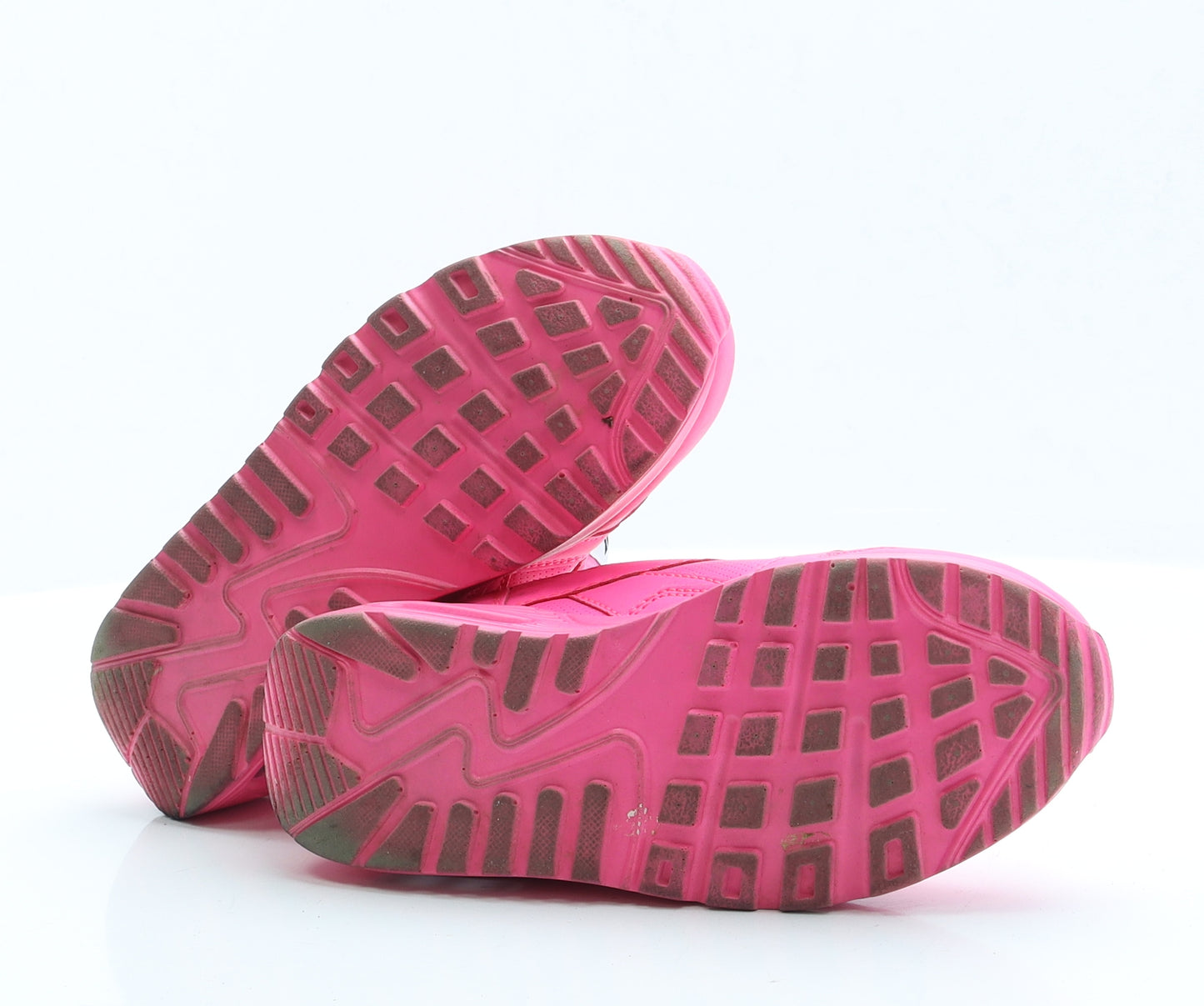 Preworn Girls Pink  Polyester Trainer Slipper UK 2.5 2.5