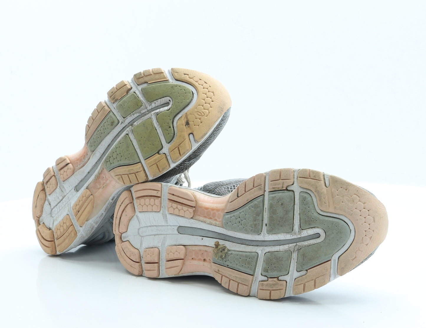 Oasics Womens Blue  Fabric Trainer Casual UK 7