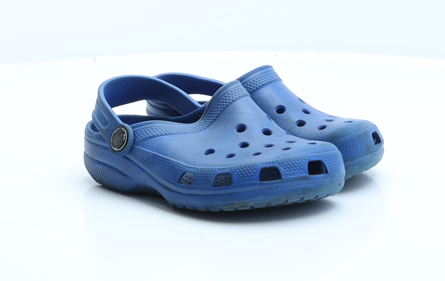 Crocs Boys Blue  Rubber Clog Sandal UK 10 10