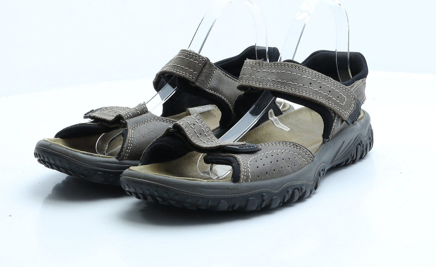 Pavers Mens Brown  Faux Suede Slip On Sandal UK 10 10 EUR 43
