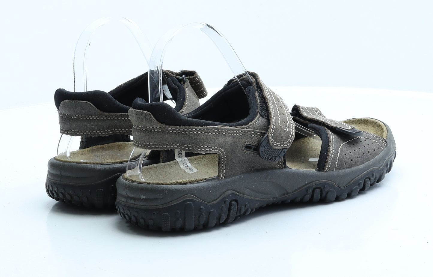 Pavers Mens Brown  Faux Suede Slip On Sandal UK 10 10 EUR 43