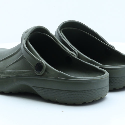 Preworn Mens Green  Rubber Slip On Sandal UK 9 9 EUR 42