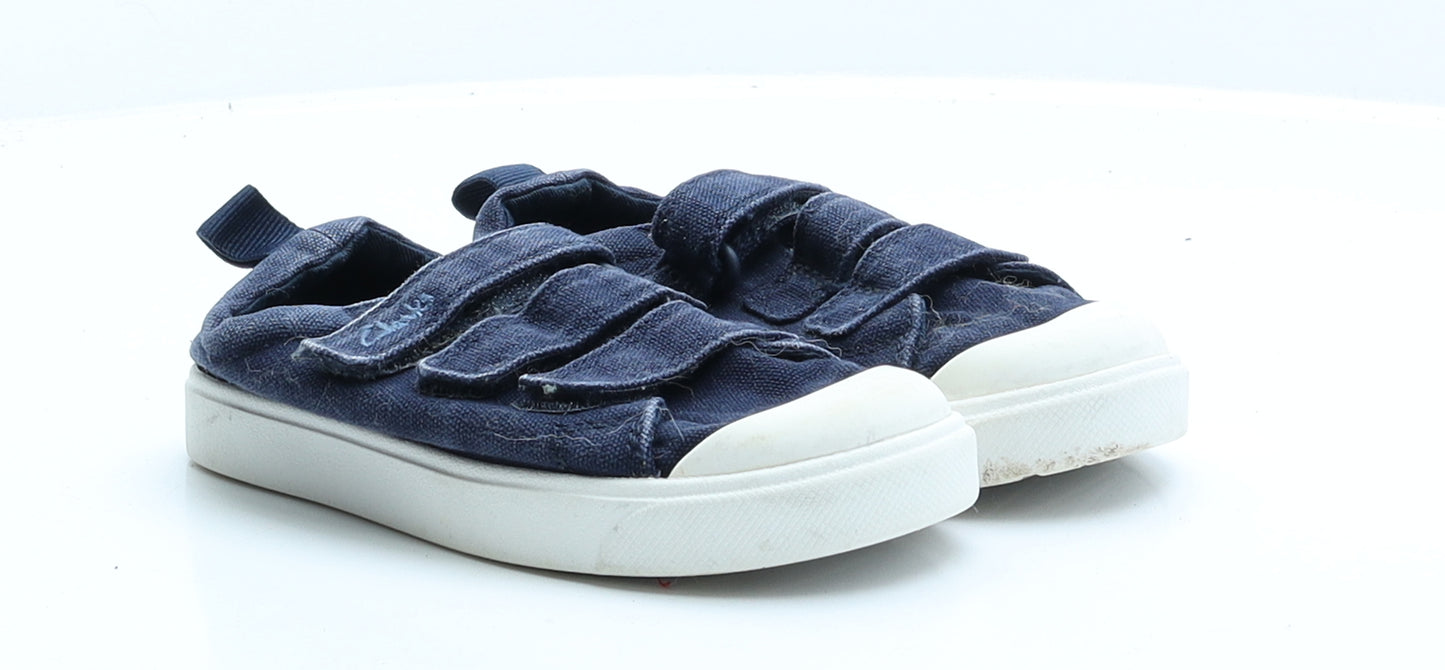 Clarks Boys Blue  Polyester Trainer  UK 11 11 EUR 29