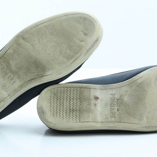 Primark Mens Blue  Faux Leather Boat Shoe Casual UK 8 8 EUR 42