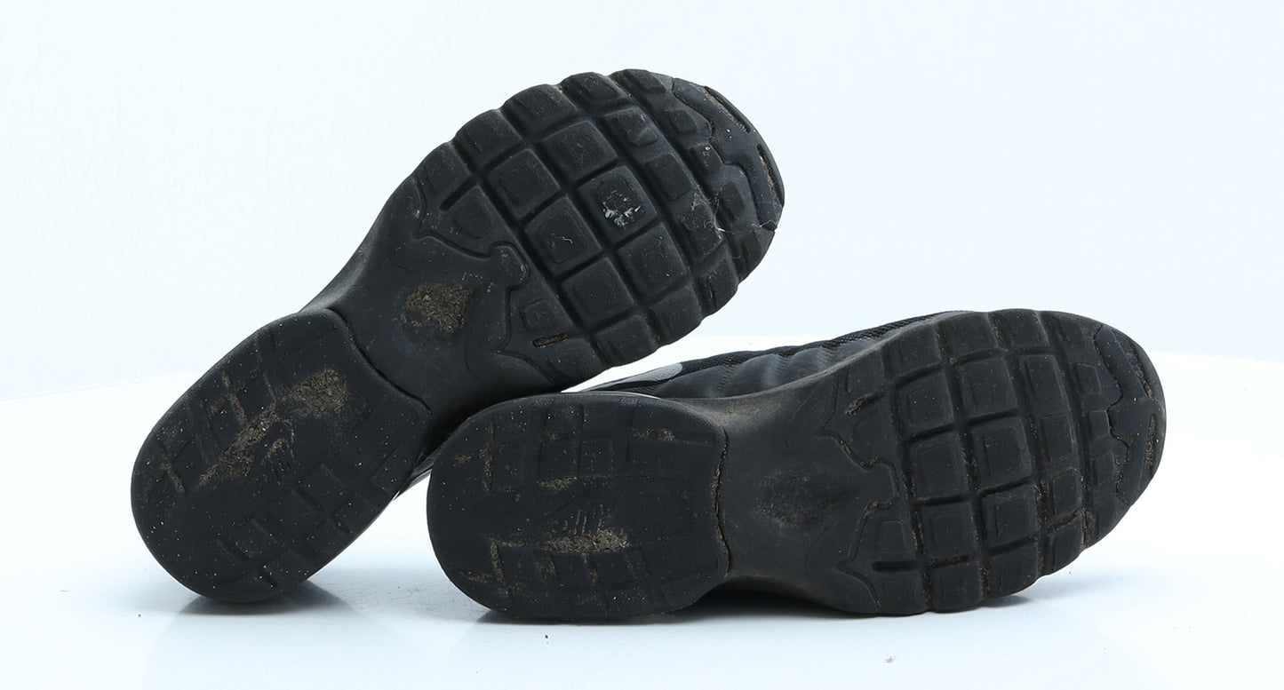 Nike Boys Black  Polyester Trainer  UK 3 3 EUR 36