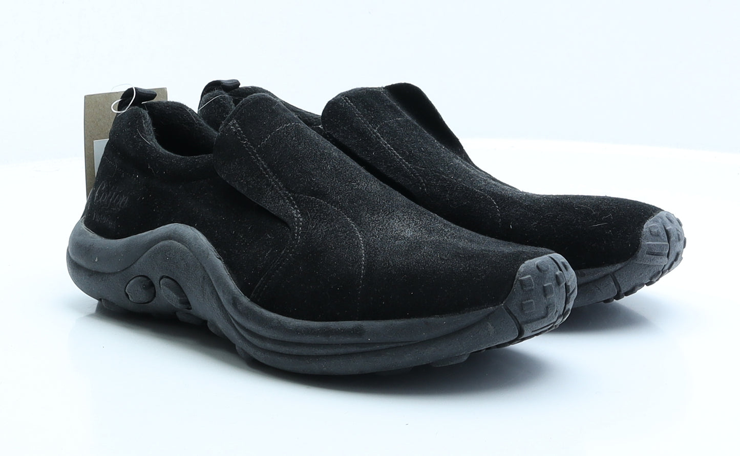 Cotton Traders Mens Black  Faux Suede Slip On Casual UK 9 9 EUR 42