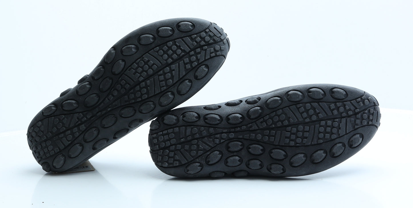 Cotton Traders Mens Black  Faux Suede Slip On Casual UK 9 9 EUR 42