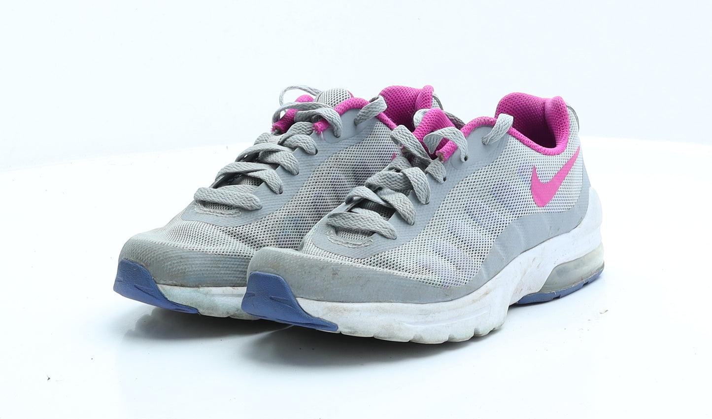 Nike Womens Grey  Polyester Trainer  UK 3 EUR 36