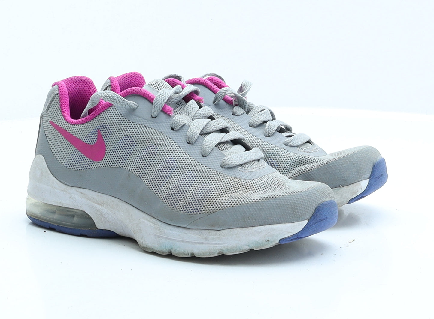 Nike Womens Grey  Polyester Trainer  UK 3 EUR 36