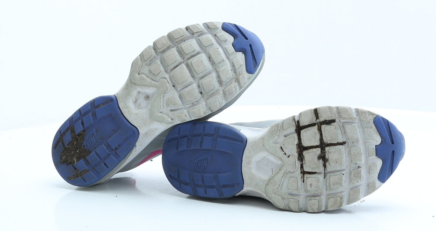 Nike Womens Grey  Polyester Trainer  UK 3 EUR 36