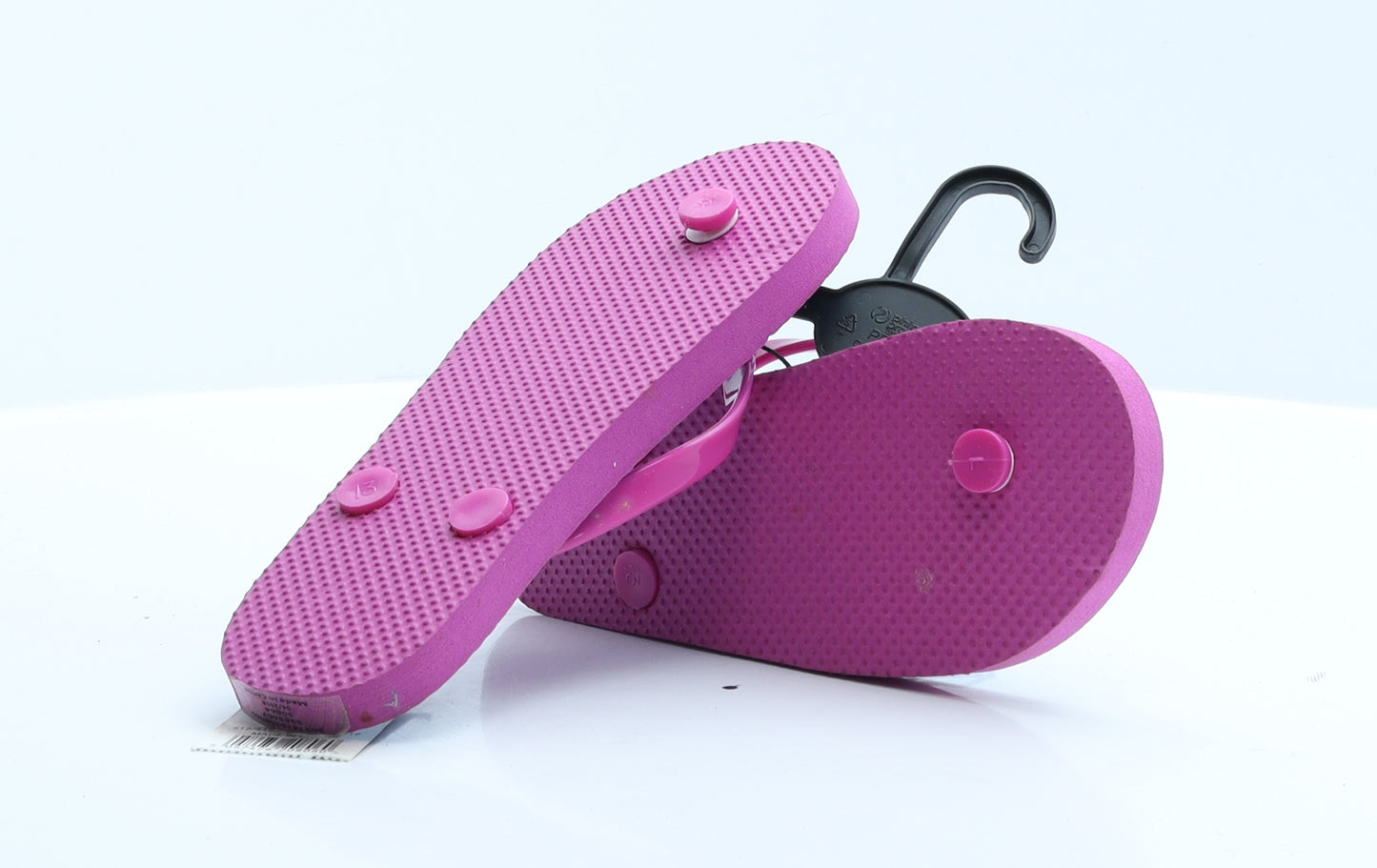 George Girls Pink Geometric Rubber Flip-Flop Flat 13   - Mermaid