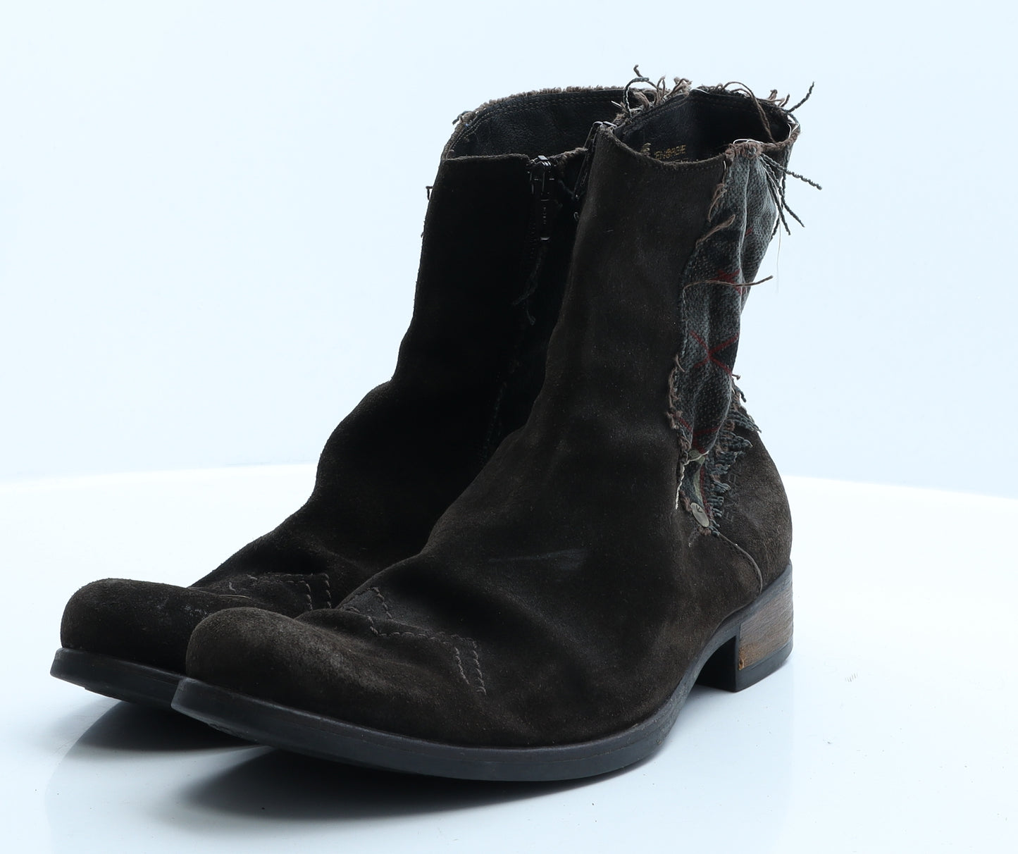 Energie Mens Brown  Polyamide Cowboy Boot 9 EUR 43