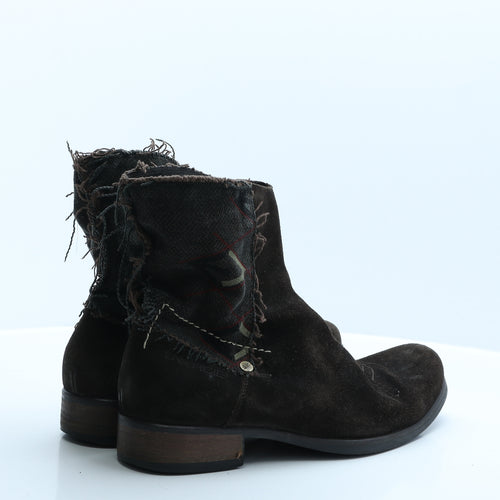 Energie Mens Brown  Polyamide Cowboy Boot 9 EUR 43