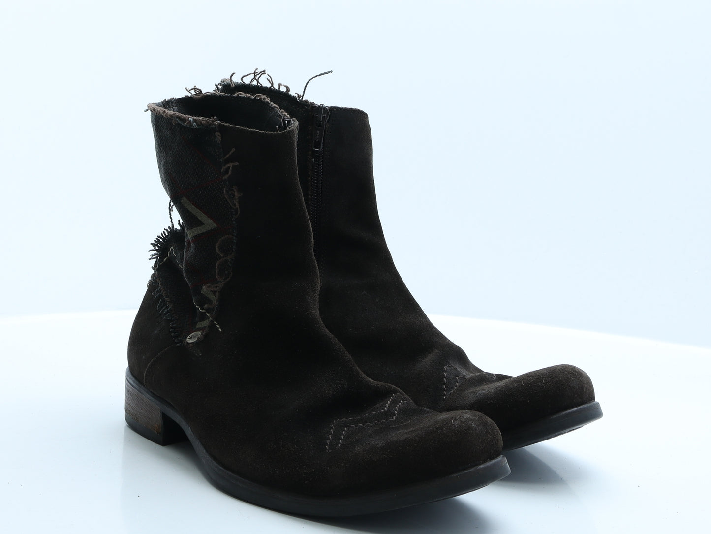 Energie Mens Brown  Polyamide Cowboy Boot 9 EUR 43