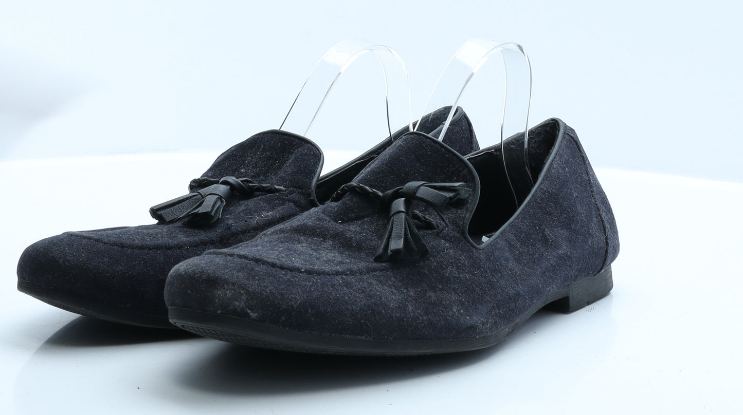 Topman Mens Blue  Polyester Loafer Casual 10.5 EUR 44