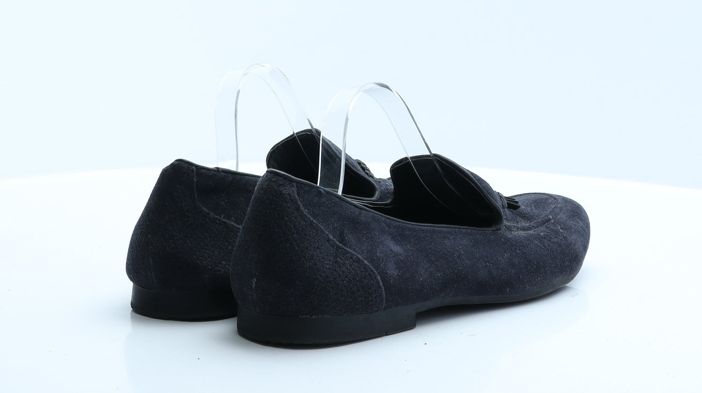 Topman Mens Blue  Polyester Loafer Casual 10.5 EUR 44