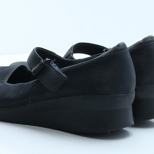 Cloudsteppers Womens Black  Polyester Espadrille Sandal 5.5 39