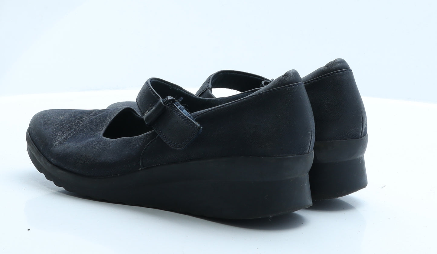 Cloudsteppers Womens Black  Polyester Espadrille Sandal 5.5 39