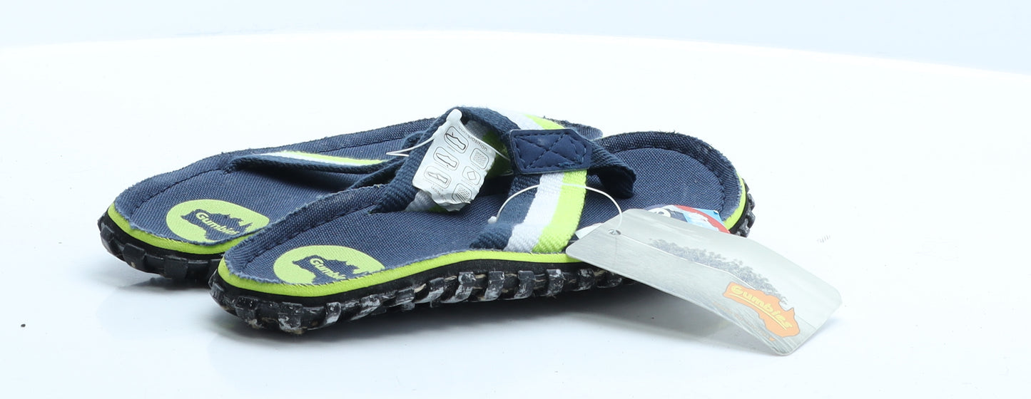 Gumbies Boys Blue  Polyamide Flip-Flop Slipper 13 EUR 31