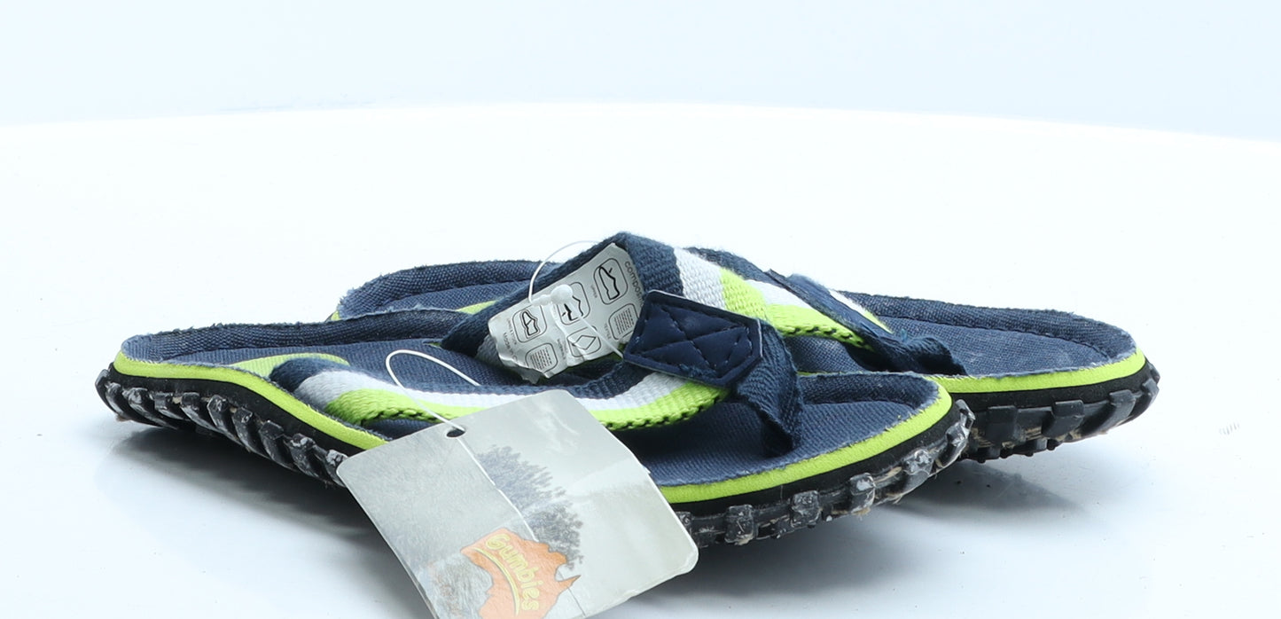 Gumbies Boys Blue  Polyamide Flip-Flop Slipper 13 EUR 31