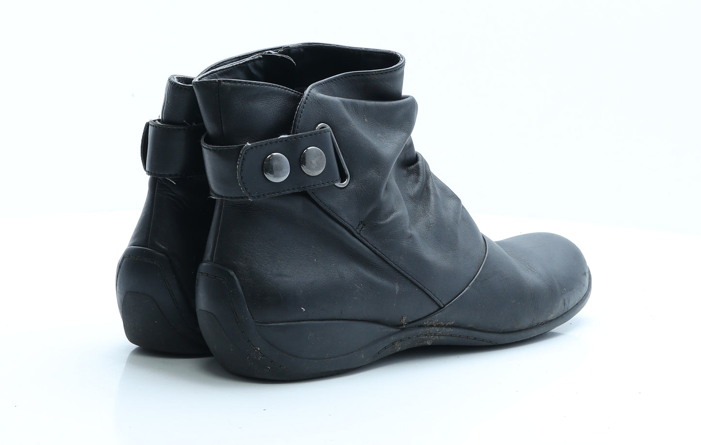 Clarks Womens Black  Polyester Bootie Boot UK 7.5