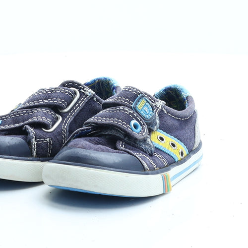 Pablosky Boys Blue Geometric Polyester Trainer Casual UK 4.5 4.5 EUR 21