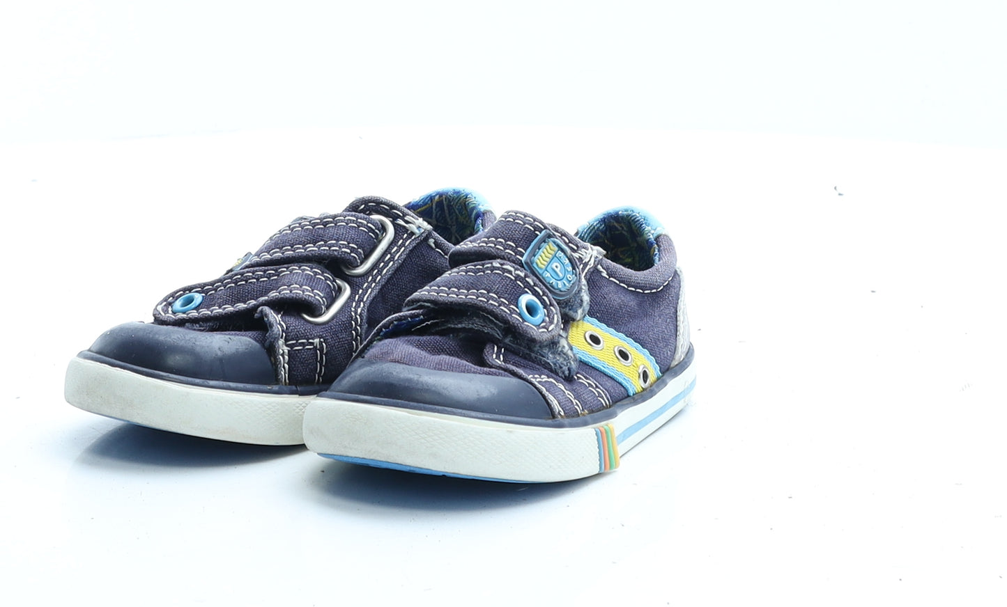 Pablosky Boys Blue Geometric Polyester Trainer Casual UK 4.5 4.5 EUR 21