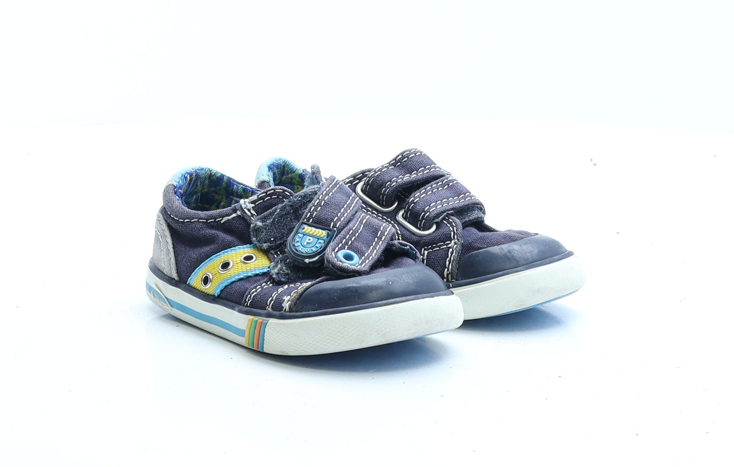 Pablosky Boys Blue Geometric Polyester Trainer Casual UK 4.5 4.5 EUR 21