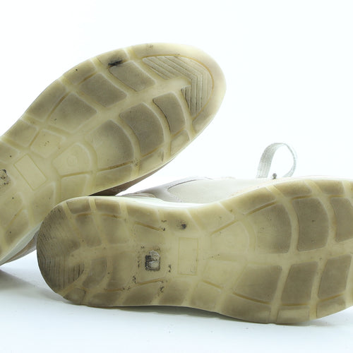 Kley Womens Beige Colourblock Polyester Trainer Casual UK 6 39