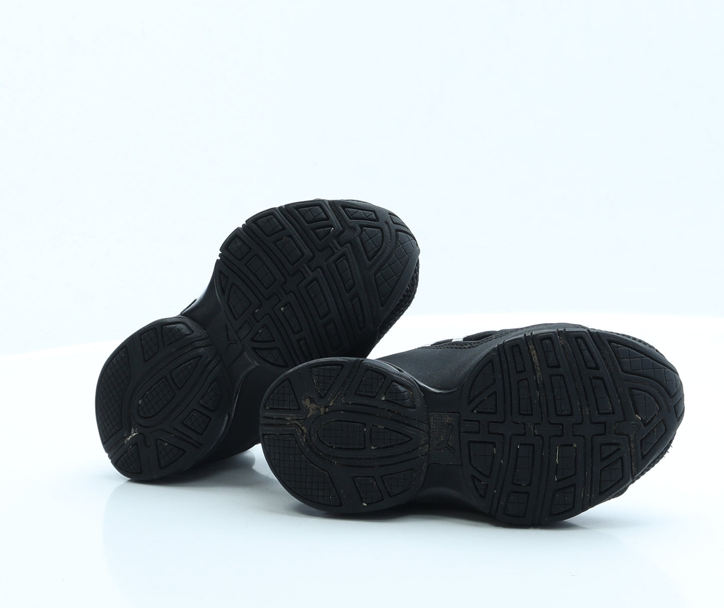 PUMA Boys Black  Fabric Trainer Casual UK 10 10 EUR 28