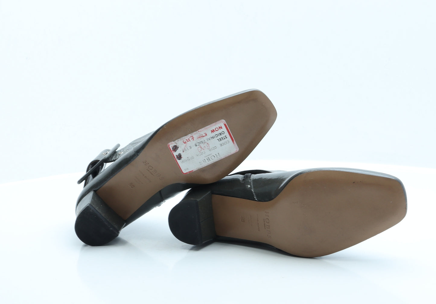 Hobbs Womens Grey  Vinyl Bootie Boot UK 5 EUR 38