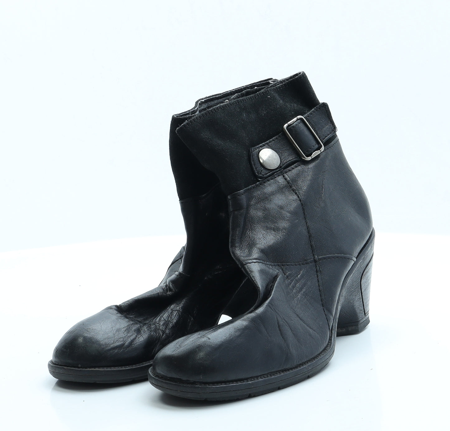 Clarks Womens Black  Faux Leather Chelsea Boot UK 5.5