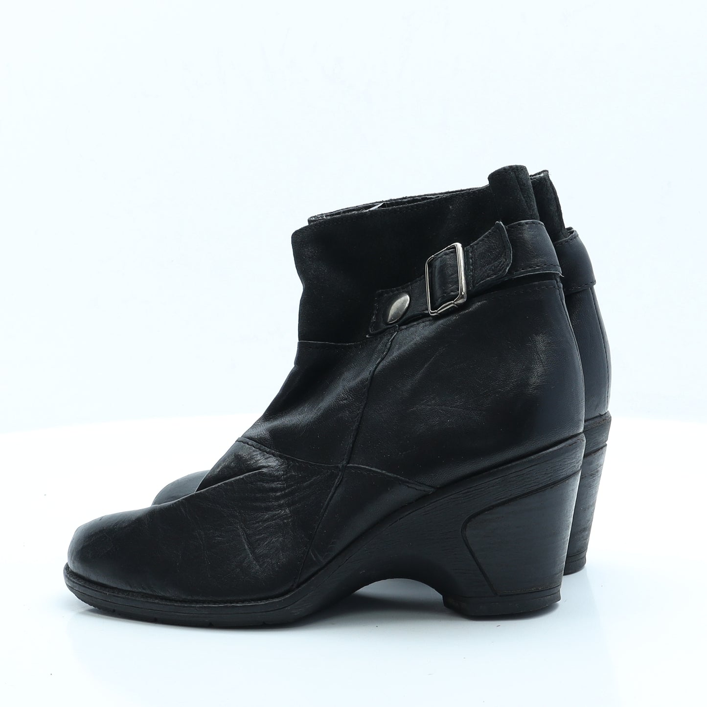 Clarks Womens Black  Faux Leather Chelsea Boot UK 5.5