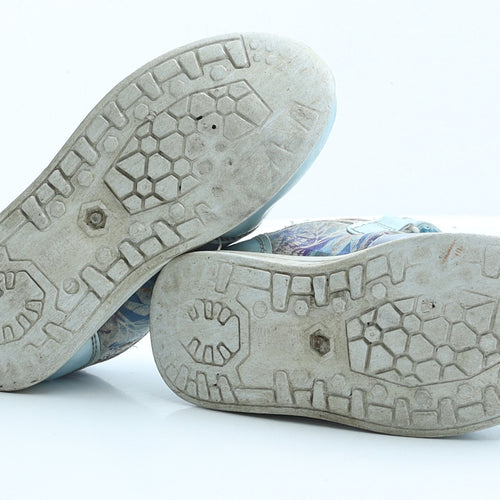 Frozen Girls Blue Polyester Trainer UK 1 EUR 34