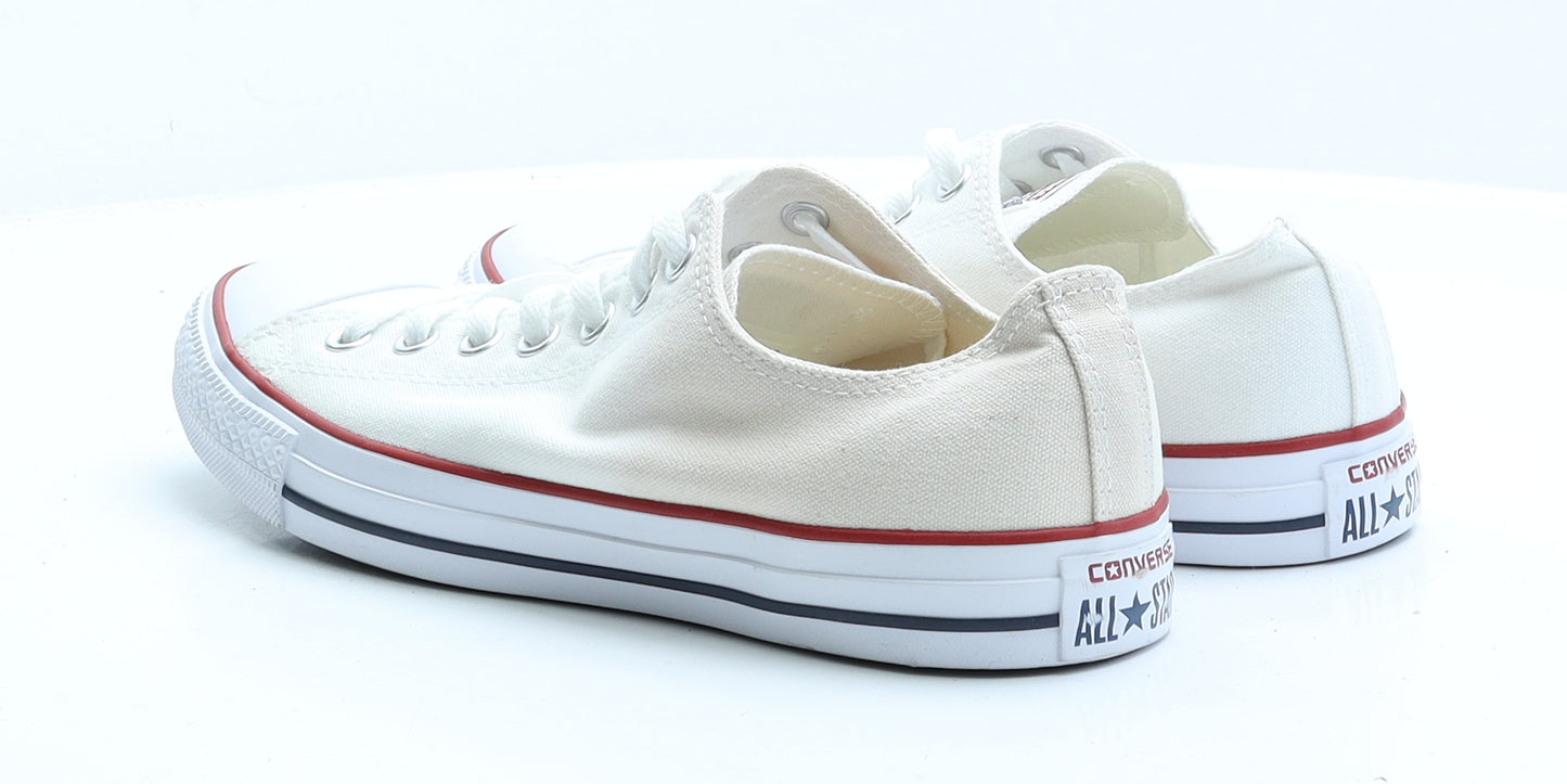 Converse Mens White Polyester Trainer UK 9 EUR 42