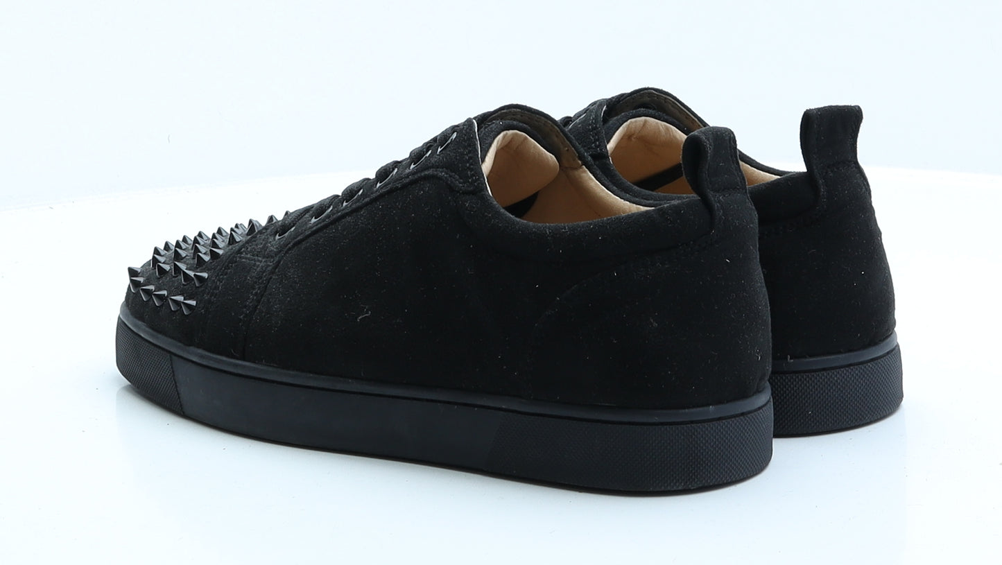 Christian Louboutin Mens Black Suede Trainer UK 8 EUR 41