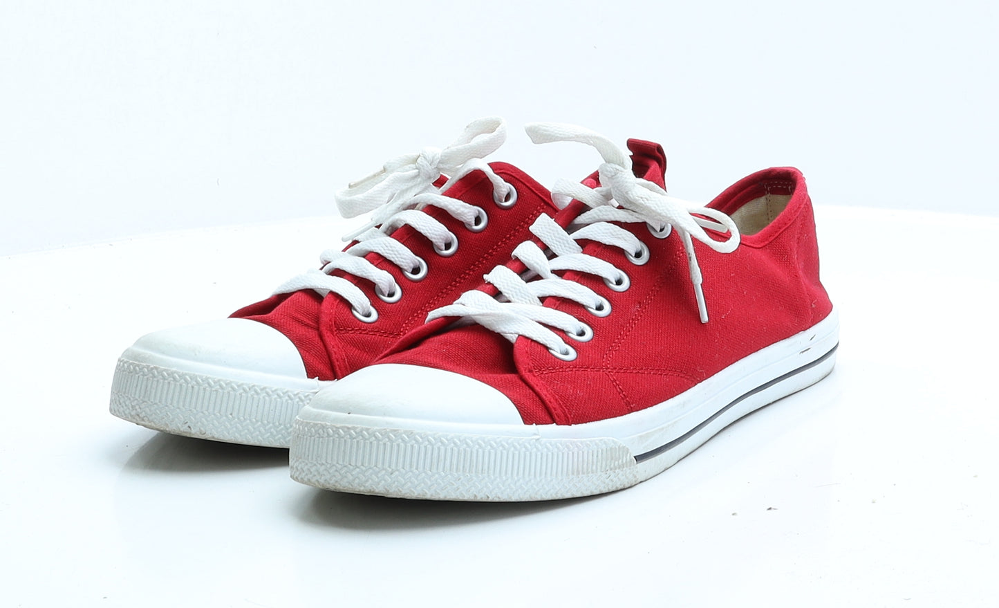 F&F Mens Red Polyester Trainer UK 10 EUR 44