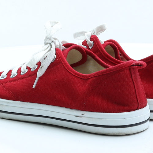 F&F Mens Red Polyester Trainer UK 10 EUR 44